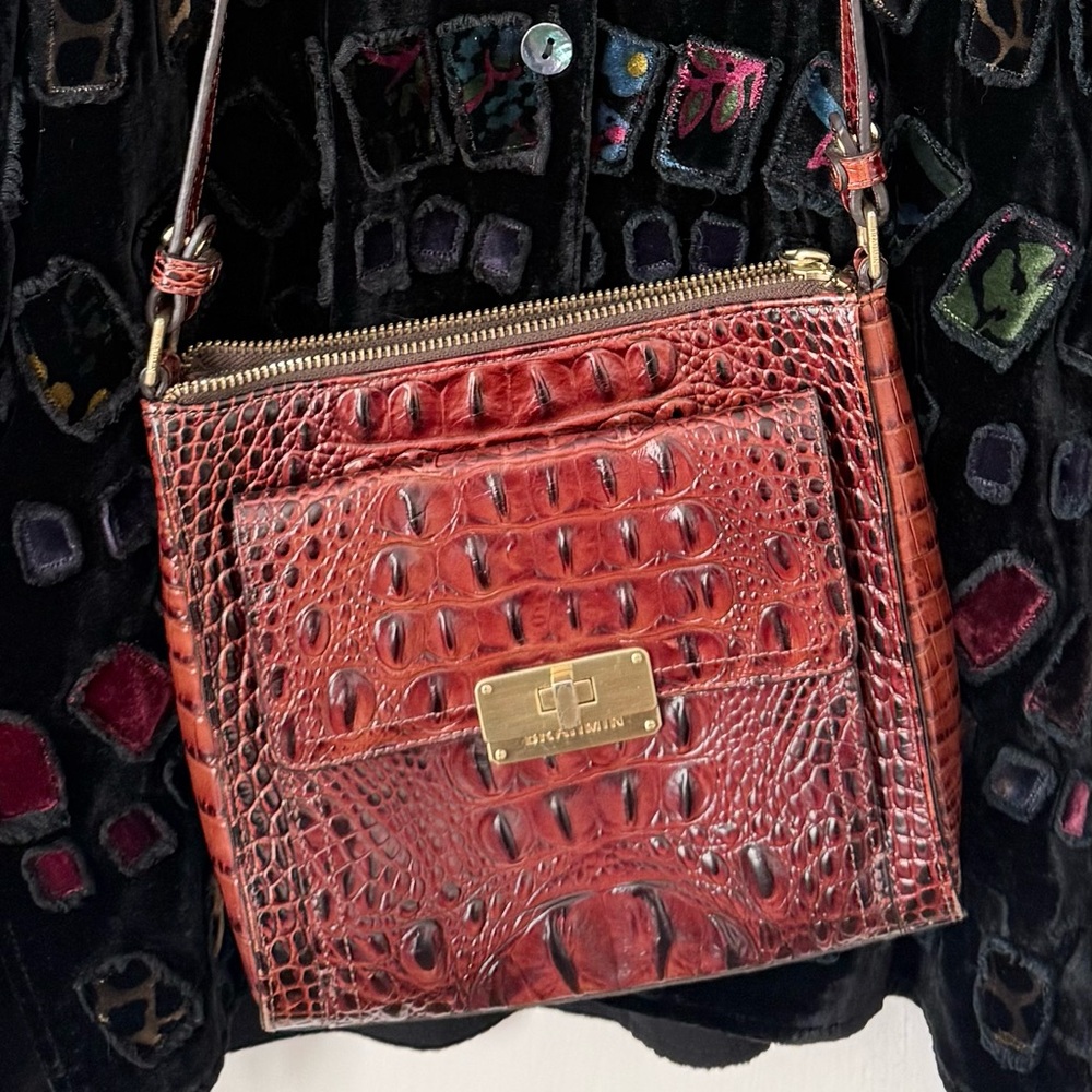 Brahmin Crossbody Walnut